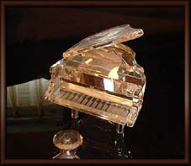 趣味のクリスタル小物・ピアノ